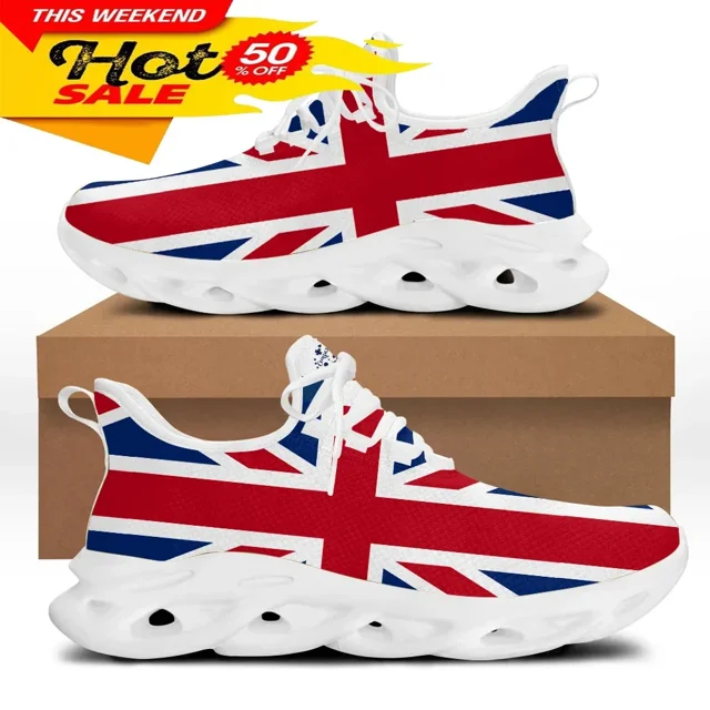 Zapatos de diseño con banderas del mundo para hombre, calzado informal de primavera para exteriores, zapatillas antideslizantes para caminar, zapatillas planas transpirables