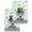 Green White, variant on St. Patrick's Day Kitchen Dish Towels for Drying Dishes Set of 2, Cute Puppy Shamrock Hat Dog Green Plaid Waffle Weave Microfiber Hand Tea Bathroom Towels Quick Dry & Absorbent Towel 12x12