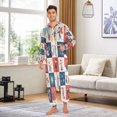 thumbnail image 4 of 1 Piece Adult Onesie Pajamas Cozy & Loose-Fit Sleepsuit Loungewear with Pockets Different Christmas Activities Medium, 4 of 7