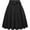 Black, variant on Luxalzxs Women's High Waist A-Line Skirt Vinage Flared Midi Length Swing Skirt Summer Casual Tie Front Flowy Midi Skirt