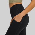thumbnail image 6 of Hifoo Women High Performance Yoga Pants With Side Pockets For Sports Fitness Versatile Leggings For Active Solid Color Athleisure Wear, 6 of 9