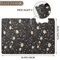 thumbnail image 3 of Iauyy Foldable Binder Clipboard, Waterproof & Scratch-Resistant, Dual Metal Clips, Holds 80 Sheets, 1 Pack,Many Small Flowers, 3 of 8