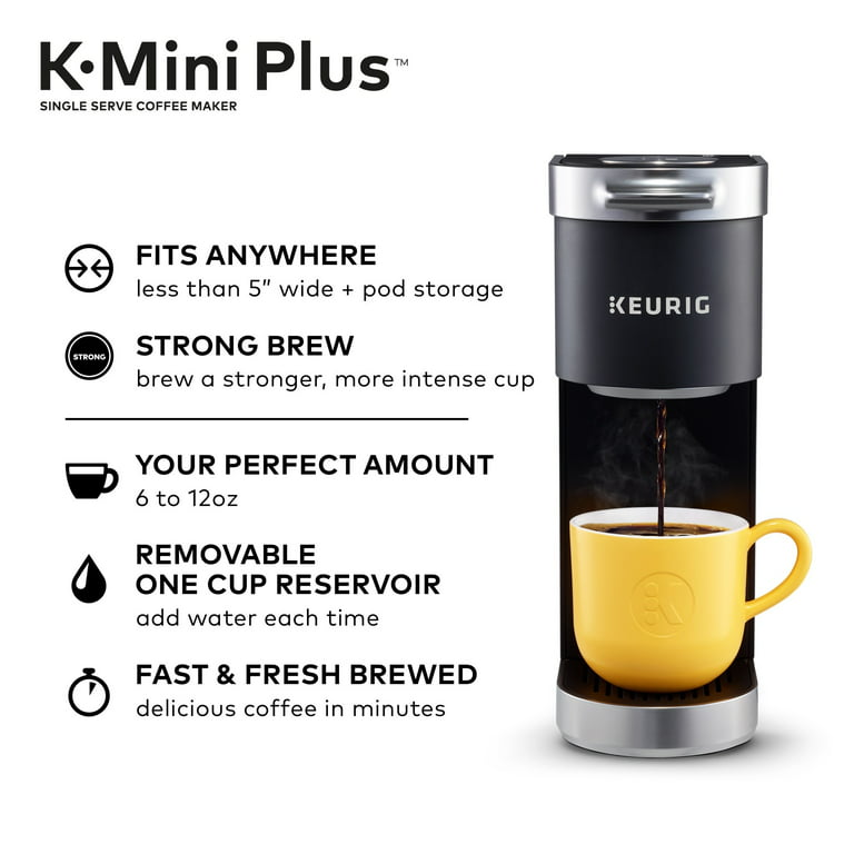 Keurig K-Mini Plus Coffee Maker, Single Serve K-Cup Pod Coffee
