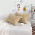 thumbnail image 5 of Ntbay 2 Pack Microfiber Soft Tiny Pillows, Machine Washable Travel Pillows, 11" x 7", Khaki, 5 of 5