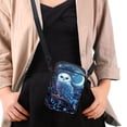 thumbnail image 4 of HELLHERO Sea Turtle and Starfish Design Crossbody Sling Bags with Zipper Underarm Shoulder Bag Vintage Polyester, 4 of 7