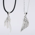 thumbnail image 6 of SmartBy 1 Pair Matching Necklace Magnetic Angel Wing Creative All Match Couple Pendants for Gift, 6 of 8