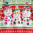 thumbnail image 4 of Boys Girls Christmas Sweatshirt Long Sleeve Snowman Pull Over Sweater Shirt, 4 of 6