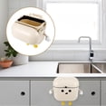 thumbnail image 3 of WORGEOUS Contenedor de abono para cocina, cubo de basura colgante con tapa, cubo para abono para puerta de gabinete, 3 of 8