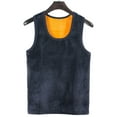 thumbnail image 2 of Men's Fleece Lined Undershirt Tank Top Winter Warm Sleeveless Thick Thermal Vest, 2 of 8