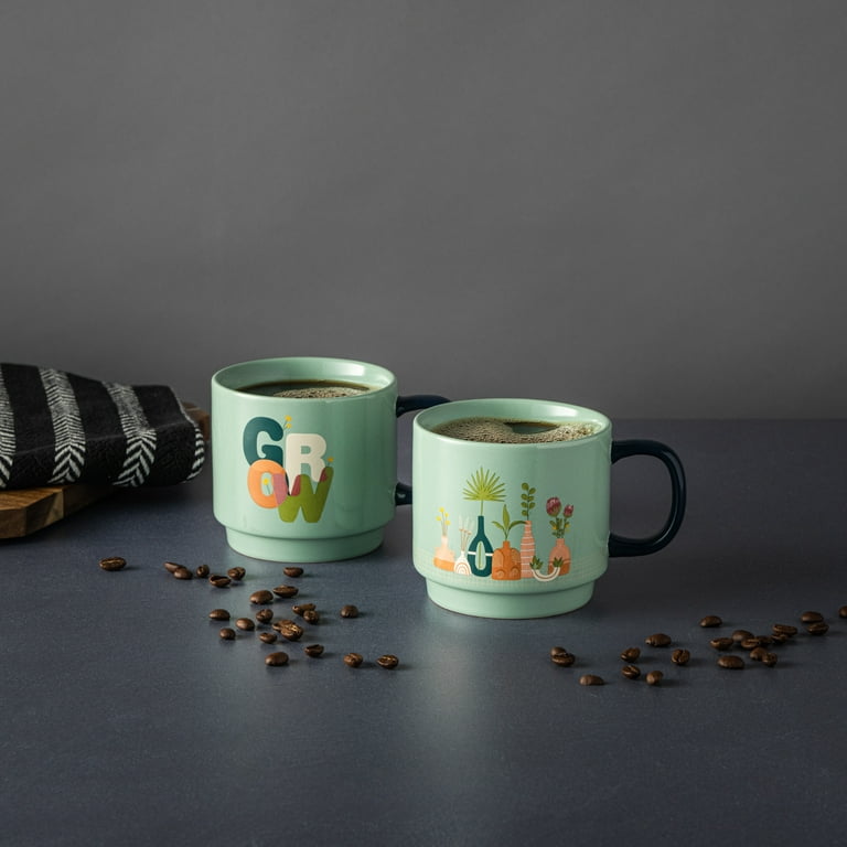 Thyme & Table 2-Pack Plant & Grow Gardens Mugs - Capacity