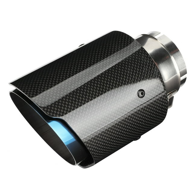 Puntas de silenciador de acero inoxidable para tubo de escape Universal de garganta de cola de coche con abrazadera