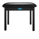 thumbnail image 1 of Banco de Piano Knox Gear Ajustable de 48 cm con Almacenamiento Negro, 1 of 5