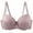 Light Pink, variant on Women's Push Up Lace Bra Underwire Lifting Full Coverage Bras Support Sexy Everyday Bra Plus Size for Large Bust with Adjustable Strap