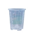thumbnail image 2 of Clear Plastic Plant Pots, 7 in Height, Drainage Holes, Planters for indoor Plants, Orchid Repotting, 1 Pc, 2 of 6