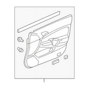 Genuine OE Honda Door Trim Panel - 83552-TA5-A34ZC Fits select: 2011-2012 HONDA ACCORD EX