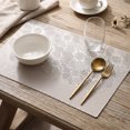 thumbnail image 6 of SLYNSHome Hot Place Mat, Waterproof Heat-Proof Western Food Insulation Pad,Gray Easy-to-Clean Tea Decoration Mat for Home Dining and Kitchen Table, 6 of 6