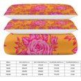 thumbnail image 2 of HAHDAXIA Floral Print Bedding Solid Comforter Set for All Seasons,3 Pieces(1 Comforter+2 Pillowcases),Soft Microfiber Bedding Set Full(79"x90"), 2 of 7