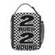 thumbnail image 2 of Bolsa de almuerzo portátil con estampado de ska y música rock de dos tonos, ideal para el trabajo, 2 Much 2 Young, 2 of 5
