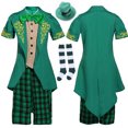 thumbnail image 3 of Halloween Día de San Patricio Disfraz de elfo irlandés Cultura y arte Disfraz de elfo infantil Ropa infantil, 3 of 5