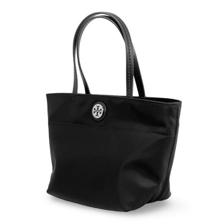 Tory Burch Women's Small Nylon Top-Zip Crossbody Bag (Black