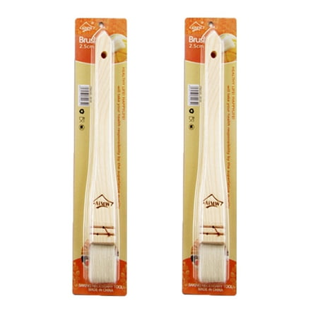 

Xmarks Pastry Brushes 2pcs for Baking Basting Brush with Boar Bristles and Beech Hardwood Handles Culinary Oil Brush for Barbecue