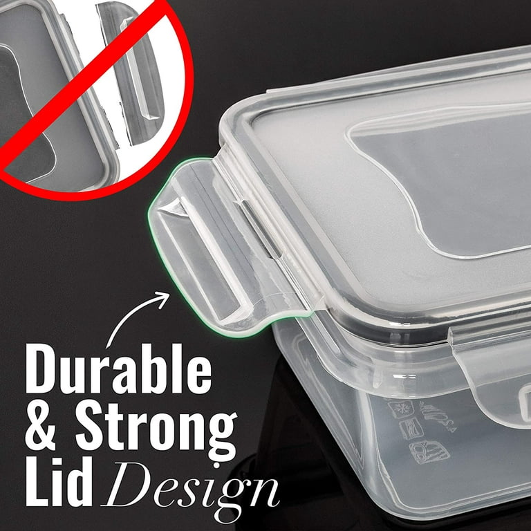 Fullstar Clear Dishwasher Safe Tupperware Set, 20-Piece
