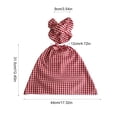 thumbnail image 4 of AuroraX Porch Goose Summer Outfit 17-19 In Porch Goose Clothes Set 23" Checked Dress Front Porch Goose 23 inch Clothing Fall Summer Seasonal Decor, 4 of 6