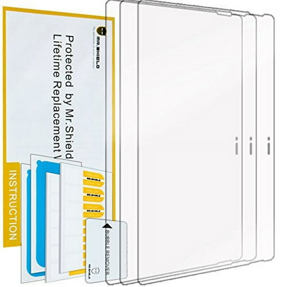 Mr.Shield For Microsoft Surface Pro 3 12 inch Anti glare Screen Protector [3 Pack] with Lifetime Replacement