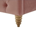 thumbnail image 4 of Blush Solid Wood Twin Tufted Upholstered Velvet Bed, 4 of 11