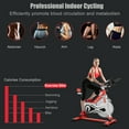 thumbnail image 4 of Goplus Indoor Stationary Exercise Cycle Bike Bicycle Workout w/ Large Holder Red, 4 of 10
