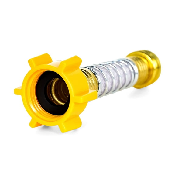 Camco Flexible Hose Protector 22703 - Prevents Crimping at Faucets - Yellow