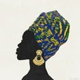 thumbnail image 2 of Brown, Denise 15x15 Gold Ornate Wood Framed with Double Matting Museum Art Print Titled - Kente 2, 2 of 4