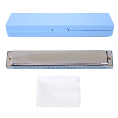 C Key Harmonica, C Tone 24-hole Polyphonic Harmonica, 24 Holes Tremolo