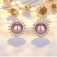 thumbnail image 2 of Pendientes de plata esterlina 925 para mujer, aretes de circonita de alta calidad, accesorios de joyería para estudiantes y novias, novedad, 2 of 2