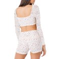 thumbnail image 4 of Coduop Women Two Pieces Shorts Set Crop Top Cami Tops High Waist Shorts Outfits, 4 of 6