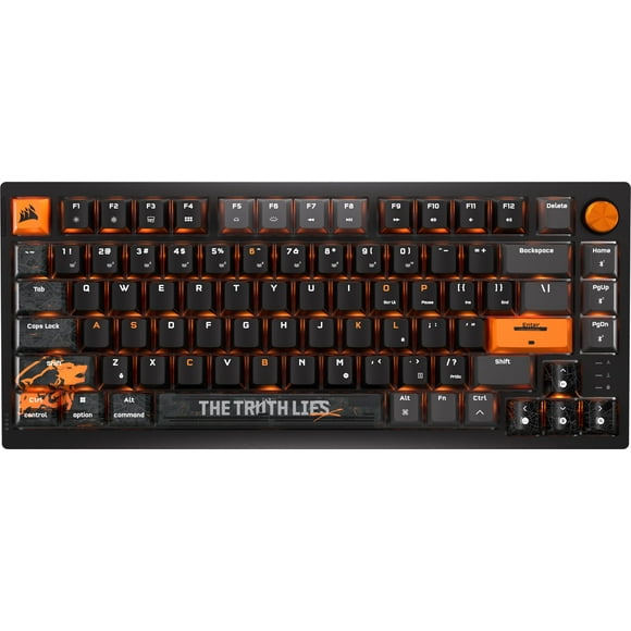 CORSAIR K65 PLUS WIRELESS Call of Duty®: Black Ops 6 Edition 75% RGB Hot-Swappable Mechanical Gaming Keyboard – MLX Red v2 Switches, PBT Keycaps, PC, Xbox Series X|S,