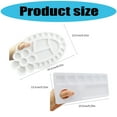 thumbnail image 3 of Friendly Paint Mixing Tray Artist Painting Palette For Safe Flexible Watercolor Tray Acrylic Paint Mixing Board, 3 of 7
