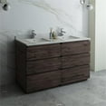 thumbnail image 2 of Fresca Fcb31-3030-Fc-U Formosa 60" Free Standing Double Basin Vanity Set - Acacia Wood /, 2 of 10