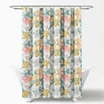 thumbnail image 5 of Lush Decor Sydney Floral Shower Curtain, 72x72, Navy/White, Single, 5 of 11
