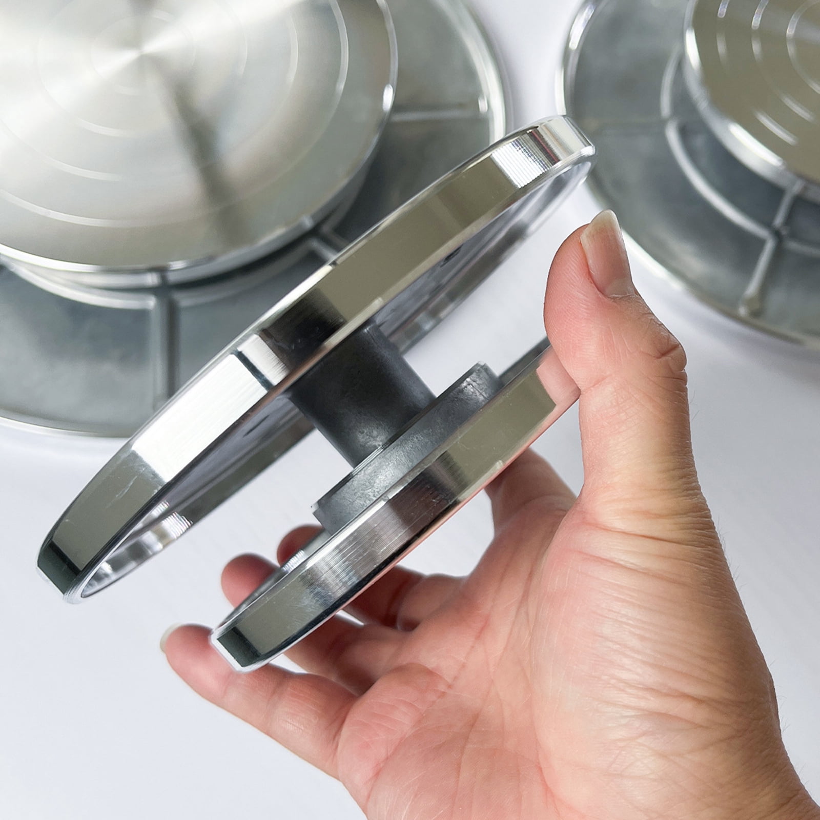 6/8/10/12in Turntable Sculpting Wheel Double-Sided Pottery Turnable Wheel for Cake Decorating Painting Crafting Projects