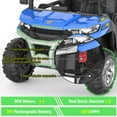 thumbnail image 5 of Shininglove 24V Boys Ride-on Car for 3-8 Years Old Toddlers, 6 Wheels Electric Truck, Blue, 5 of 10