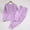 Purple, variant on Naittoop Fleece Pajamas Women Cozy Soft Long Sleeve 2 Piece Lounge Sets Winter Warm Loose Fit Top Pants Fuzzy Loungewear