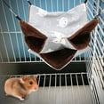 thumbnail image 2 of Hamster Hammock,Three Layer Small Pet Hamster Hanging Bed Pet Hammock User-Friendly Design, 2 of 8