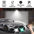 thumbnail image 2 of High Brightness LED Strobe Light Wireless Remote Control Flashing Lights 7 Colors USB Rechargeable Flashing Lights Anti-Collision Night Signal Light Warning Lamp for Motorcycle Car Bike, 2 of 9
