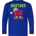 thumbnail image 3 of Inktastic Christmas Brother Elf Long Sleeve Youth T-Shirt, 3 of 5