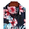 thumbnail image 2 of Mens 100% Cotton Hawaiian Shirts Button Down Short Sleeve Beach Shirts Summer Casual Aloha Shirts, 2 of 10