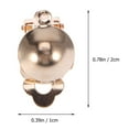 thumbnail image 2 of DIY Earring Making Accessories Assorted Color Alloy Ear Clips for Crafting Fashionable and Durable, 2 of 9