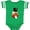 Football Green and White, variant on Inktastic Christmas Nutcracker in Red Boys or Girls Baby Bodysuit