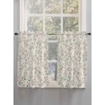 thumbnail image 5 of Spring Floral Bathroom Window Curtain, Watercolor Flowers Leaves Tree Branches Beige Light Filtering Coffee Kitchen Curtains, Bedroom Living Room Curtains 2 Panel 84"x54", 5 of 6