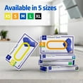 thumbnail image 5 of (2 pack) Medline FitGuard Touch Nitrile Exam Gloves, 100 Count, Large, Blue, 5 of 8